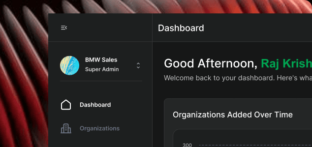Dashboard of an AI-powered presales evaluation platform